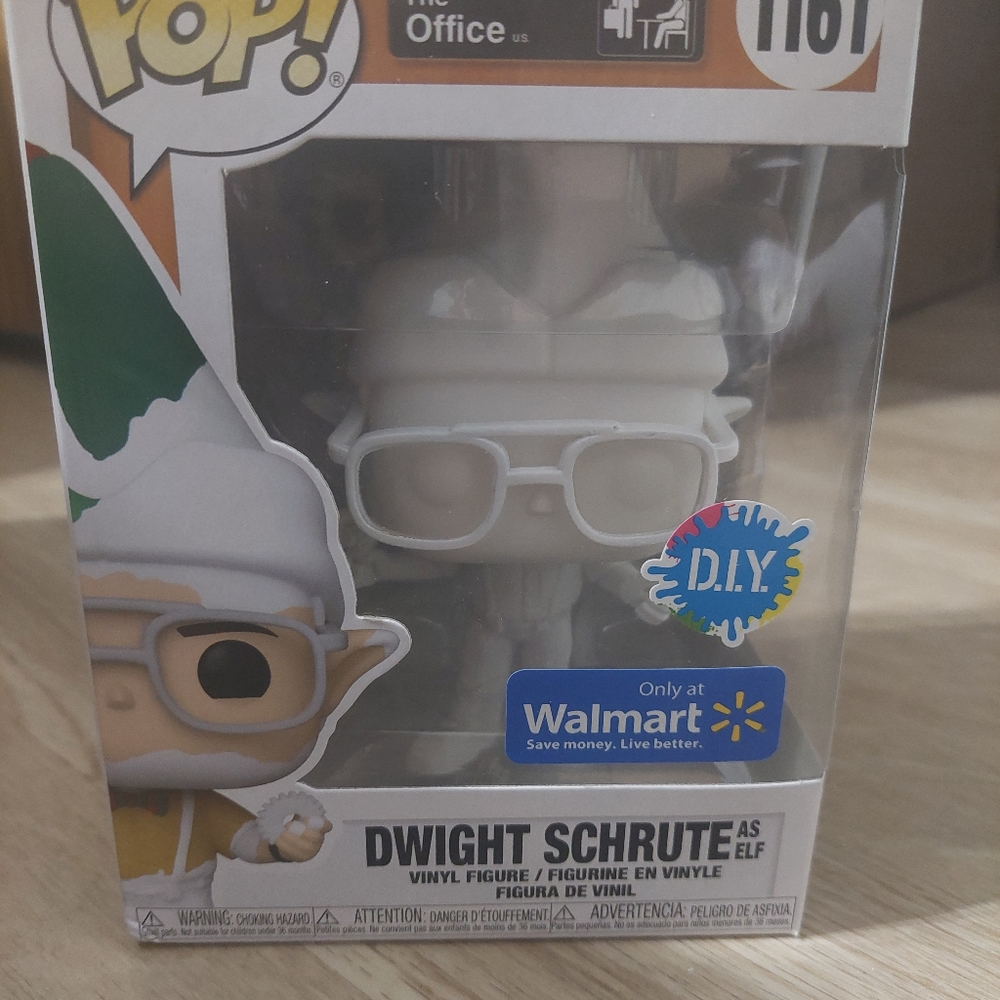 The Office Dwight the elf color your own funk pop brand new in box mint cond.